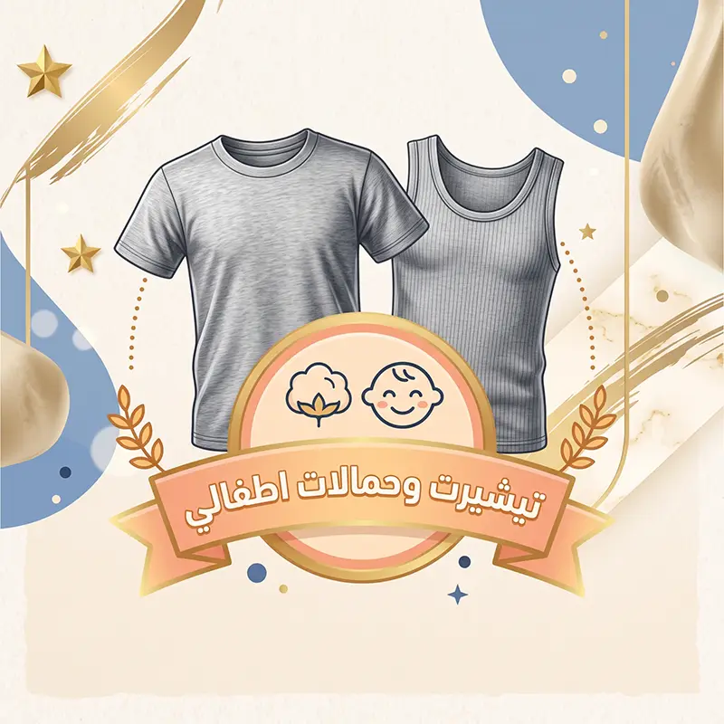 تيشيرت وحمالات اطفالي